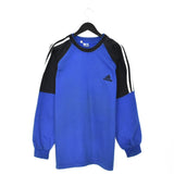 Vintage Adidas jumper pullover sweatshirt top in blue
