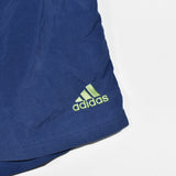 Vintage Adidas casual sports shorts pants bottoms trousers in blue and green