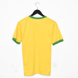 Vintage Puma t-shirt tee blouse top in yellow and green