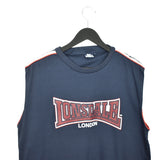Vintage Lionsdale sleeveless t-shirt top blouse tee in dark blue