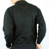 Vintage Champion half zip fleece sweatshirt hoodie jumper sweater pullover in black