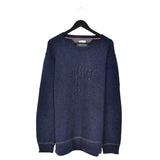Vintage Hilfiger Denim sweatshirt jumper long sleeve tee pullover in dark blue