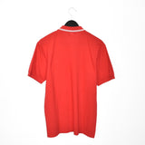 Vintage Umbro polo shirt tee blouse top in red and white