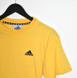 Vintage Adidas t-shirt tee blouse top in yellow