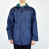 Vintage Helly Hansen reversible jacket windbreaker parka in navy blue and green
