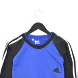Vintage Adidas jumper pullover sweatshirt top in blue