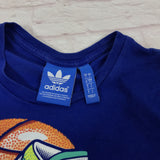 Vintage Adidas t-shirt top blouse tee in blue