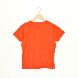 Vintage Champion t-shirt top blouse tee in bright orange