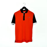 Vintage puma polo shirt top blouse tee in red and black
