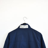 Vintage Napapijri windbreaker tracksuit zip up jacket longsleeve tee pullover sweatshirt jumper in dark blue