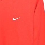 Vintage Nike thin material longsleeve tee pullover sweatshirt in red