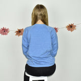 Cute sweatshirt jumper sweater top pullover in blue