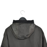 Vintage Marc O'Polo long puffer jacket windbreaker fleece track jacket bomber jacket in black