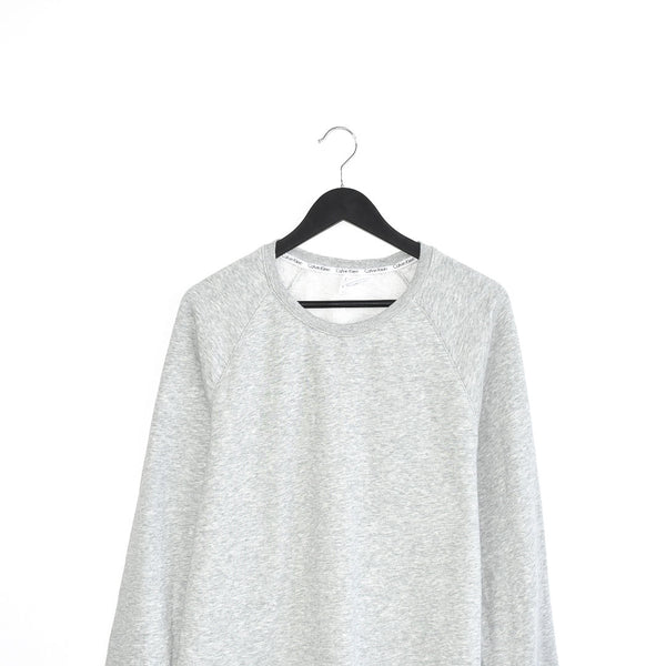 Vintage Calvin Klein sweatshirt jumper sweater pullover hoodie tracksuit longsleeve tee in gray