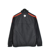 Vintage Nike Manchester United zip up windbreaker tracksuit track jacket trackie sweater jumper sweatshirt pullover long sleeve in dark grey