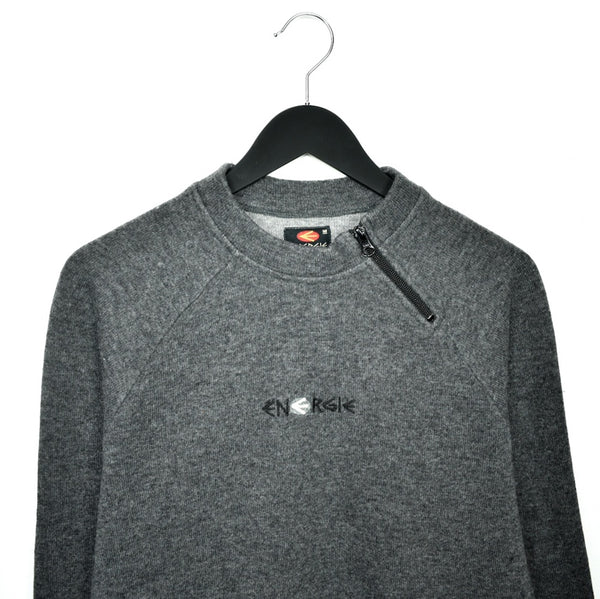 Vintage Energie sweatshirt sweater hoodie pullover top blouse in grey