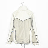 Vintage Helly Hansen jacket bomber zip up track jacket windbreaker sweatshirt longsleeve tee pullover jumper in milky white/grey