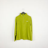 Vintage Regatta fleece longsleeve tee pullover sweatshirt jumper in light green
