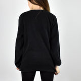 Vintage Polo Sport soft material sweatshirt jumper sweater pullover hoodie in black