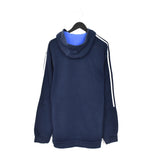 Vintage Adidas zip up hoodie pullover sweatshirt windbreaker fleece track jacket in blue