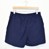 Vintage Nike shorts joggers trousers track pants bottoms in navy and yellow