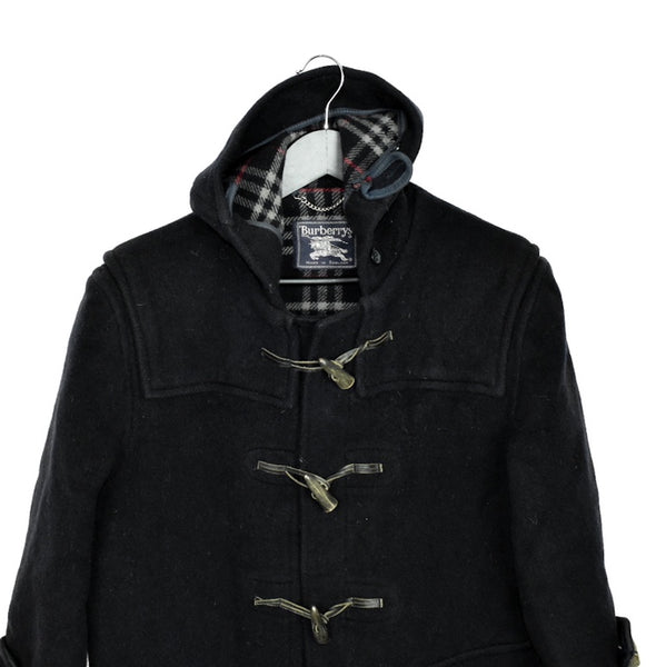 Vintage Burberry pea coat jacket in dark blue