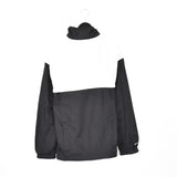 Vintage Nike zip up tracksuit track jacket trackie sweater windbreaker jumper sweatshirt pullover long sleeve in black and white