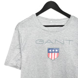 Vintage GANT t-shirt tee top blouse in grey