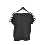 Vintage Adidas t-shirt tee blouse top in black and white