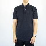 Vintage Tommy Hilfiger 90s style polo shirt t-shirt pullover in black