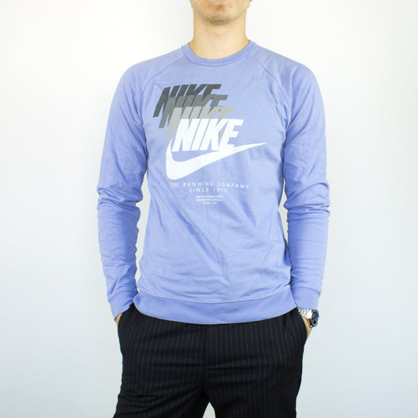 Vintage Nike sweatshirt jumper sweater pullover hoodie in blue