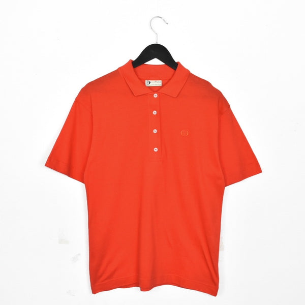 Vintage Sergio Tacchini polo shirt tee blouse top in red