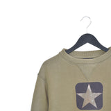 Vintage Converse longsleeve tee pullover jumper sweatshirt tracksuit hoodie in army green
