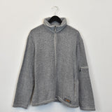 Vintage Fila jumper hoodie pullover sweatshirt windbreaker fleece track jacket in greg