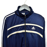 Vintage Adidas tracksuit trackie jacket zip up sweater in dark blue