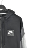 Vintage Nike zip up hoodie longsleeve tee pullover sweatshirt windbreaker in light and dark grey