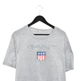 Vintage GANT t-shirt tee top blouse in grey