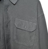 Vintage Wranglerbutton down formal shirt long sleeve blouse top in dark grey