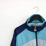Vintage Puma windbreaker tracksuit track jacket trackie sweater jumper sweatshirt pullover long sleeve in dark blue