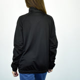 Vintage Puma tracksuit track jacket fleece windbreaker in black and blue