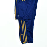 Vintage Adidas track pants tracksuit bottoms joggers trousers in blue and yellow