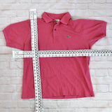 ✈️🚚WORLDWIDE POSTAGE❗️CHECK ALL PICS FOR MEASUREMENTS🌊PINK LACOSTE POLO SHIRT