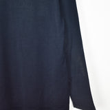 Vintage Adidas hoodie long sleeve sweatshirt jumper in dark blue and grey