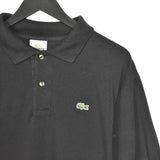 Vintage Lacoste polo shirt tee blouse top in black