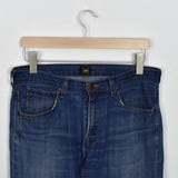 Vintage Lee jeans track pants trousers bottoms pants trousers in blue