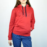 Vintage Fila hoodie jumper sweater pullover in red