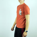 Vintage Adidas t-shirt top blouse tee in orange