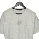 Vintage Armani t-shirt top blouse tee in light greg