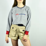 Vintage very unique Levi's sweatshirt hoodie jumper sweater pullover in gray