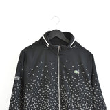 Vintage Lacoste windbreaker tracksuit trackie jacket zip up jumper pullover in black